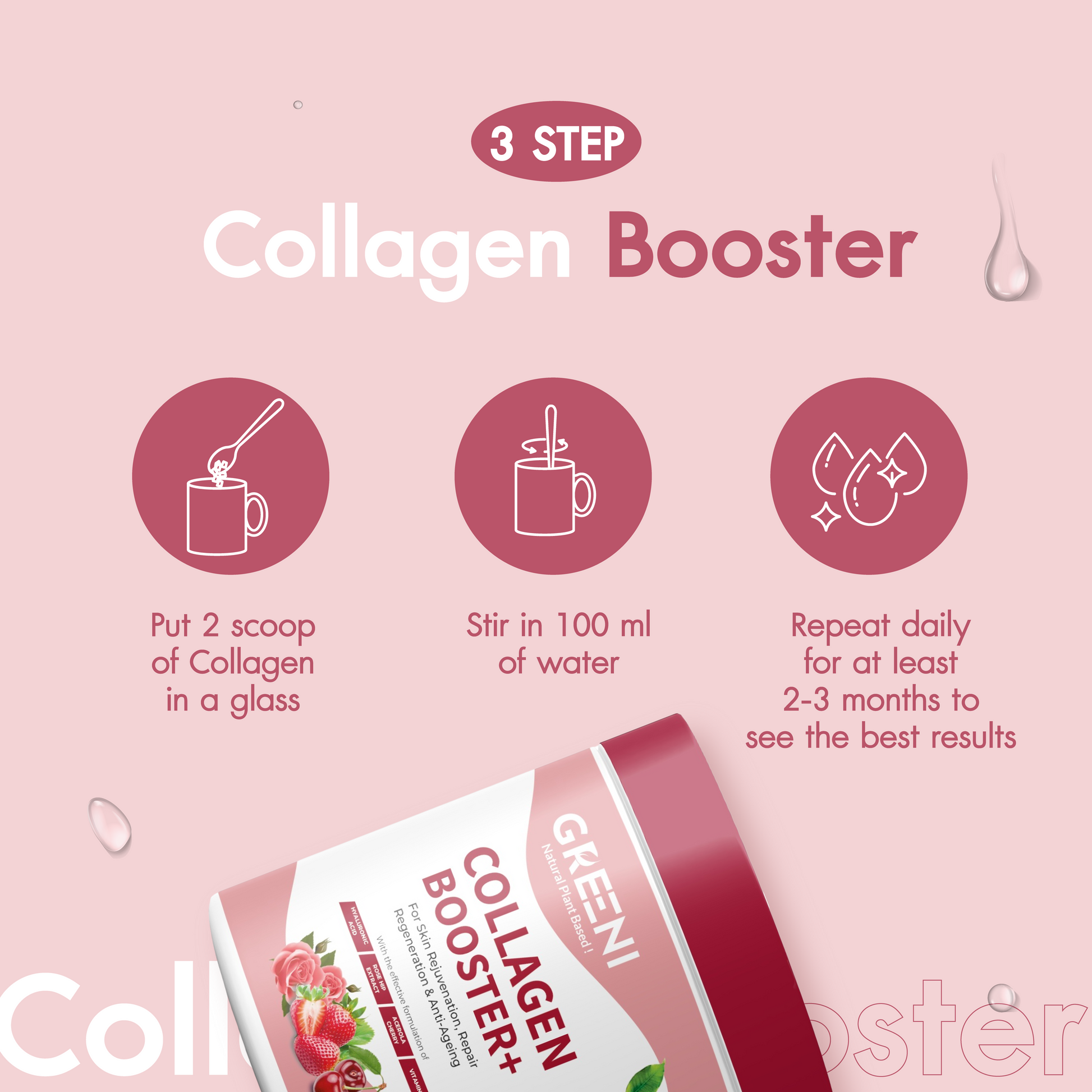 Collagen Booster for Skin Repair & Anti Ageing - GREENI